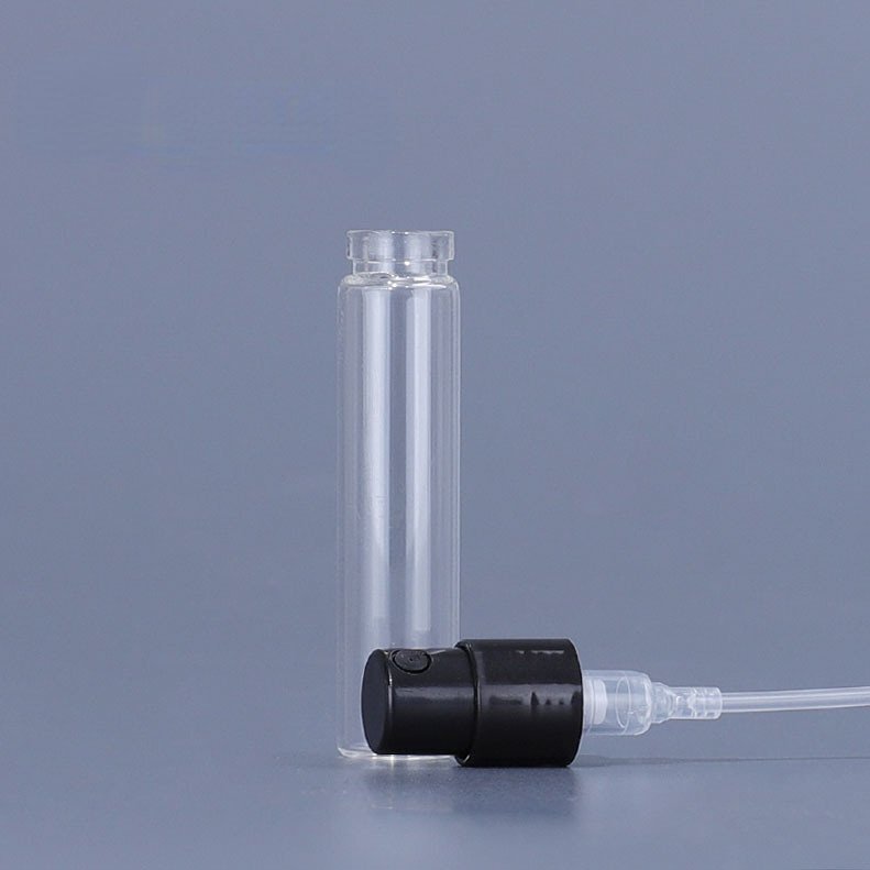 Small Moq Wholesale Perfume Spray Bottle 1ml 1.5ml 1.8ml 2.5ml Portable Perfume Sample Bottle Travel Mini Perfume Glass Bottles