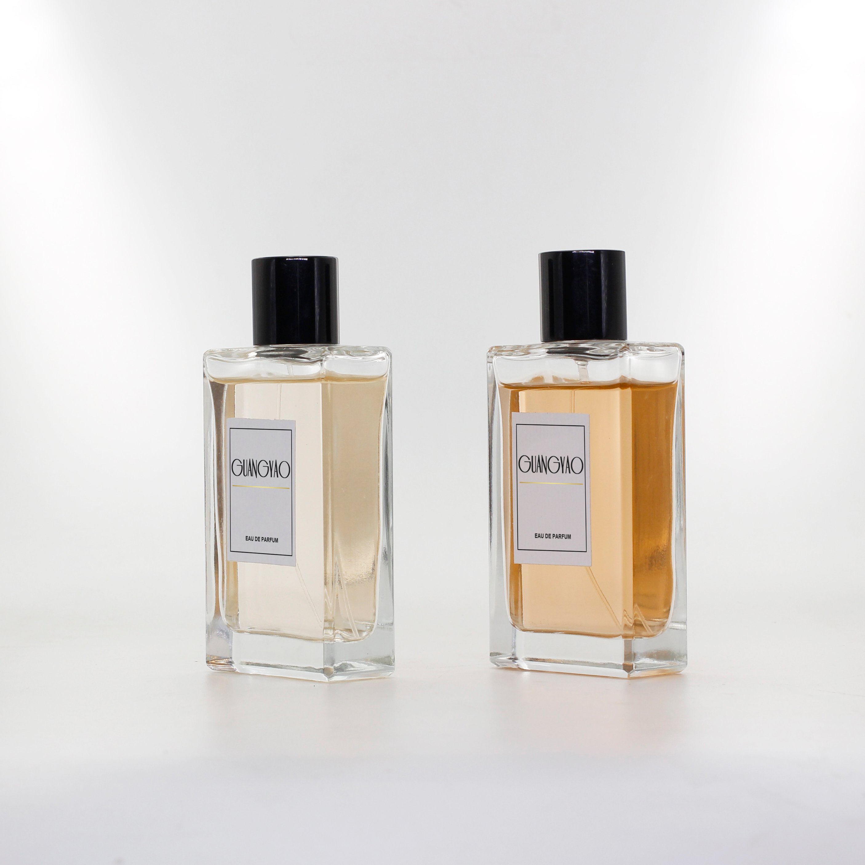 Manufacturers wholesale square glass bottles 50ml 100ml fashion atmosphere men and women perfume bottle with box