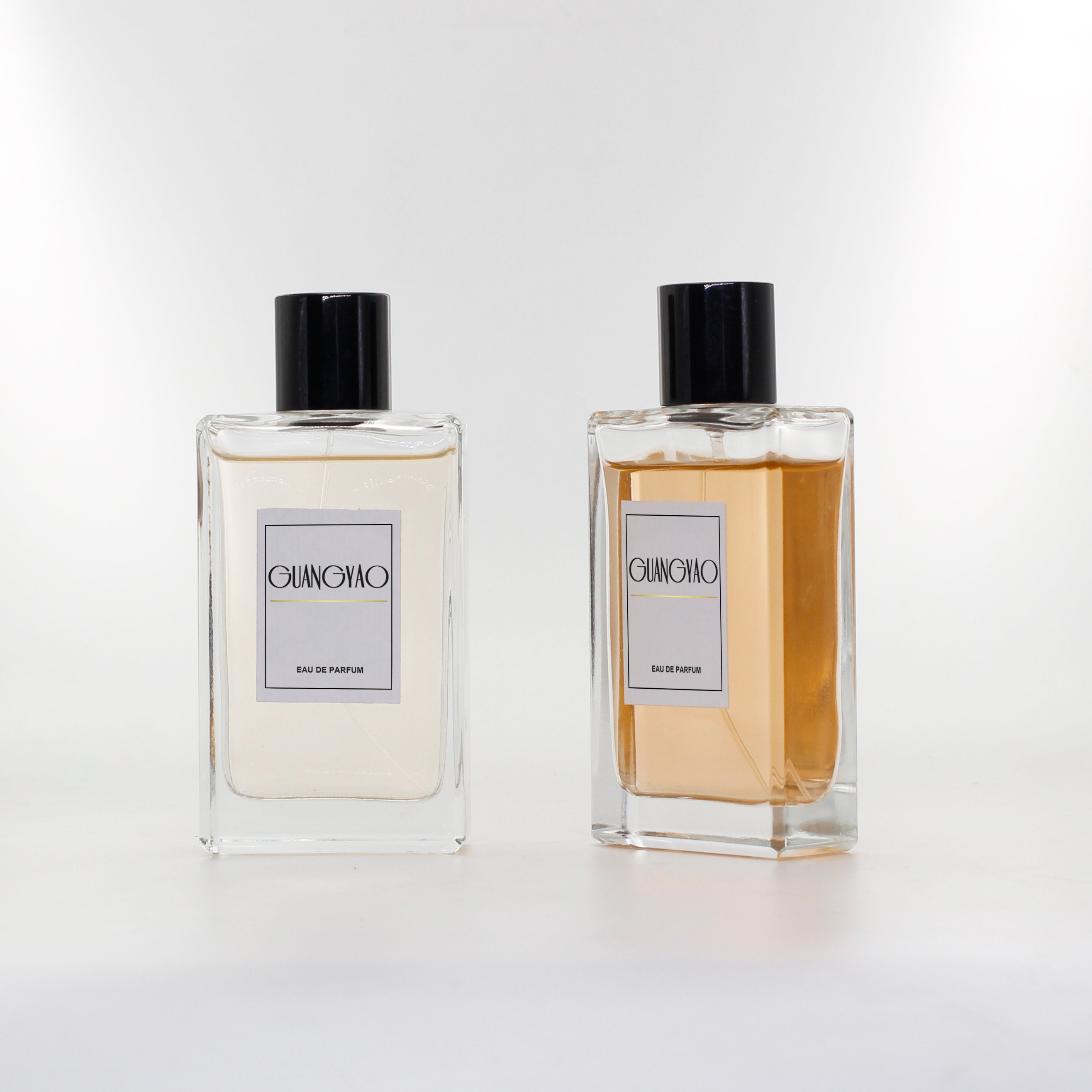 Manufacturers wholesale square glass bottles 50ml 100ml fashion atmosphere men and women perfume bottle with box