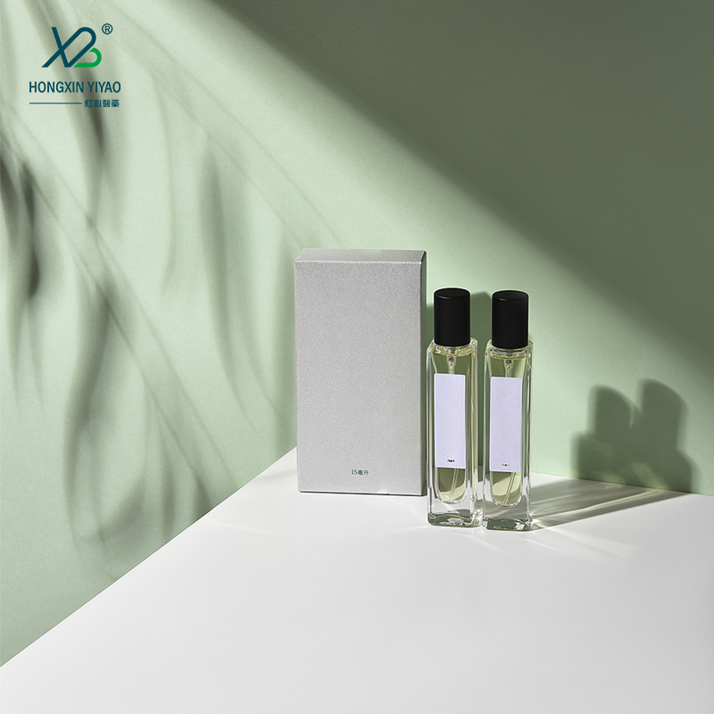 10 ml 15 ml 20 ml Glass bottle clear cosmetic bottle popular perfume bottle with cover
