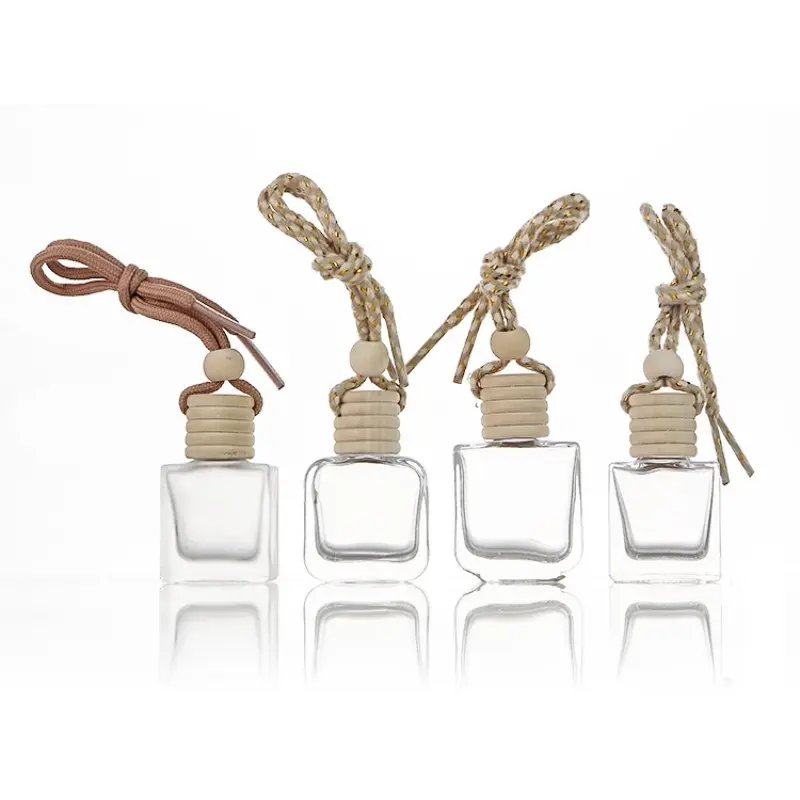 Liquid Scents Car Perfume Diffuser Bottle Car Glass Bottles Car Perfume For Air Conditioner