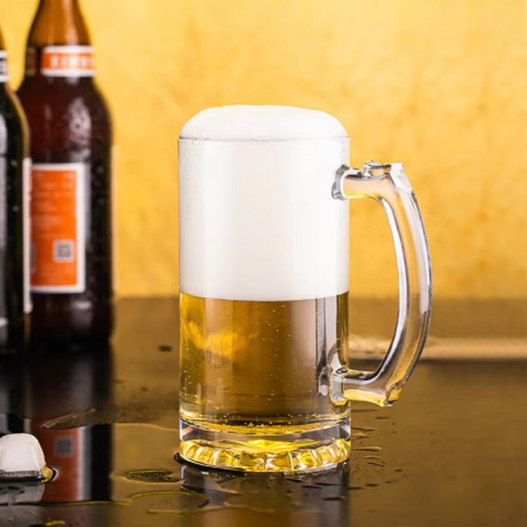Jinbaijia Bar Glassware Classic Design Wholesale Tea Shot Glasses PilsnerWater Juice Drinking Beer Glass Decals For Beer Party