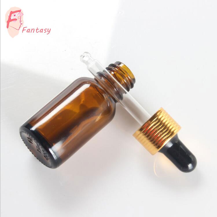 Chinese supplier retail 5ml 10ml 15ml 20ml 30ml 50ml 100ml beautiful brown glass dropper bottle essential oil amber bottles