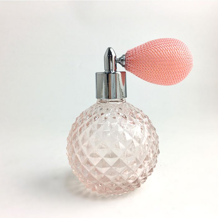 Colorful Glass Perfume Bottle 50Ml Lady Parfum Bottle Purple Matte Finishing Perfume Bottle With Cap