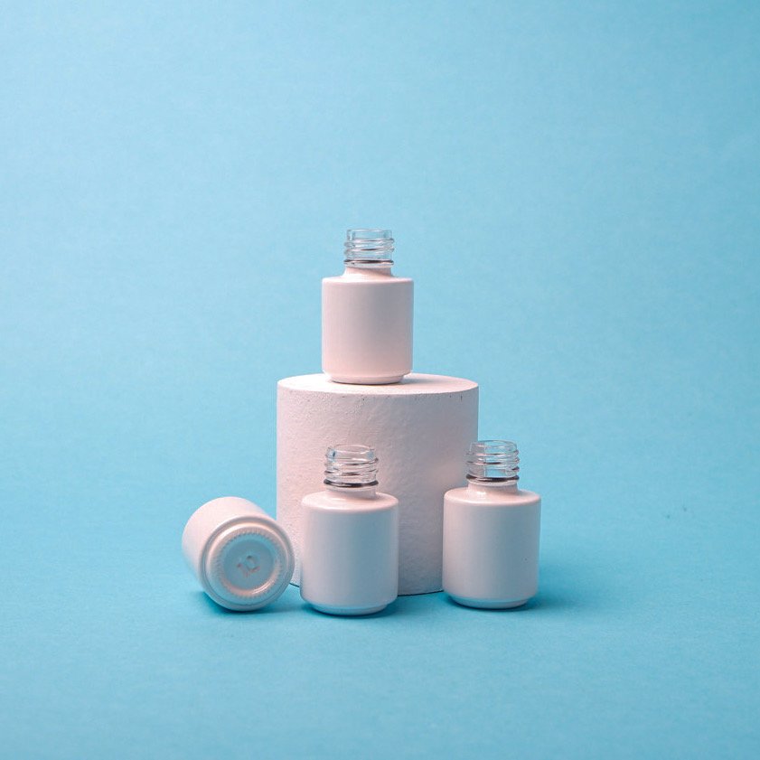 3.5ml Empty UV Gel Polish Bottle and nail polish bottle with cap and brush for low MOQ