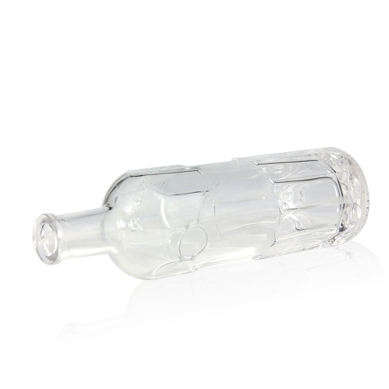 Factory Wholesale 500ml 700ml 750ml clear glass bottle is suitable for agave glass liquor gin whiskey wine bottles