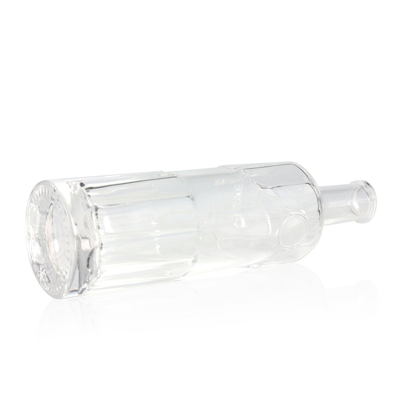 Factory Wholesale 500ml 700ml 750ml clear glass bottle is suitable for agave glass liquor gin whiskey wine bottles