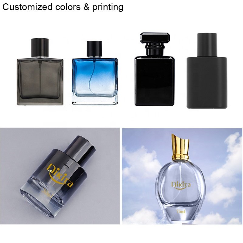Factory Price Round Clear Spray Glass Perfume Bottle 50ml 100ml Perfume Glass Bottle Men (GPM16)