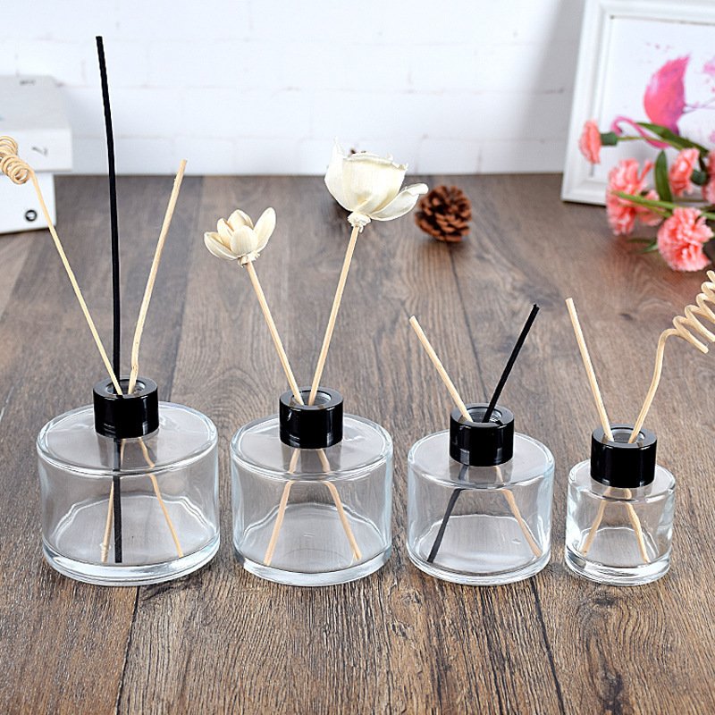 Wholesale Luxury Reed diffuser Glass Bottle 50ml 100ml 120ml 150ml perfume Diffuser Glass Bottle Aromatherapy