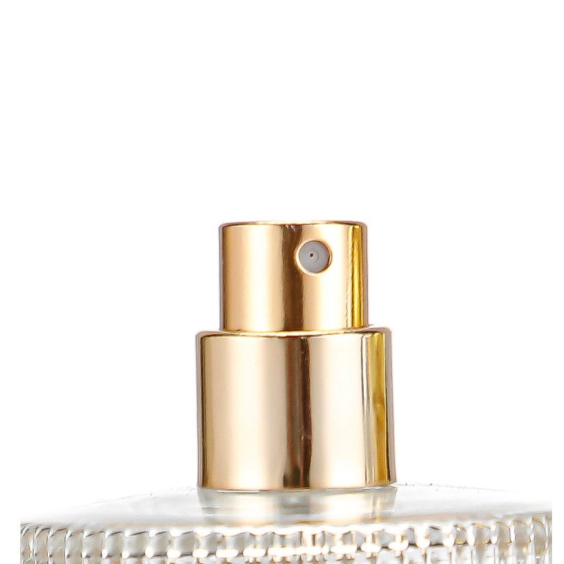 Luxury 50ml Round Clear Empty Glass Bottle Refillable Spray Cosmetic Fragrance Perfume Bottle Ball Lid labeling men's women's