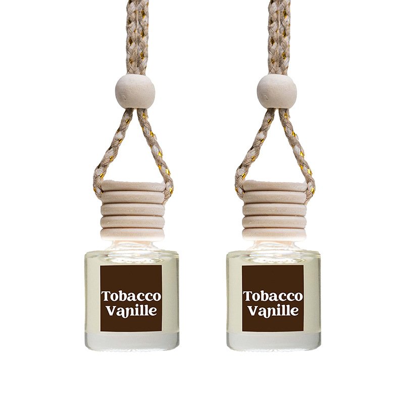 Tik Tok Hot Car Air Decor Fragrance Perfume Scream Cake Scent Popular Hanging Pendant Glass Bottle Car Freshener