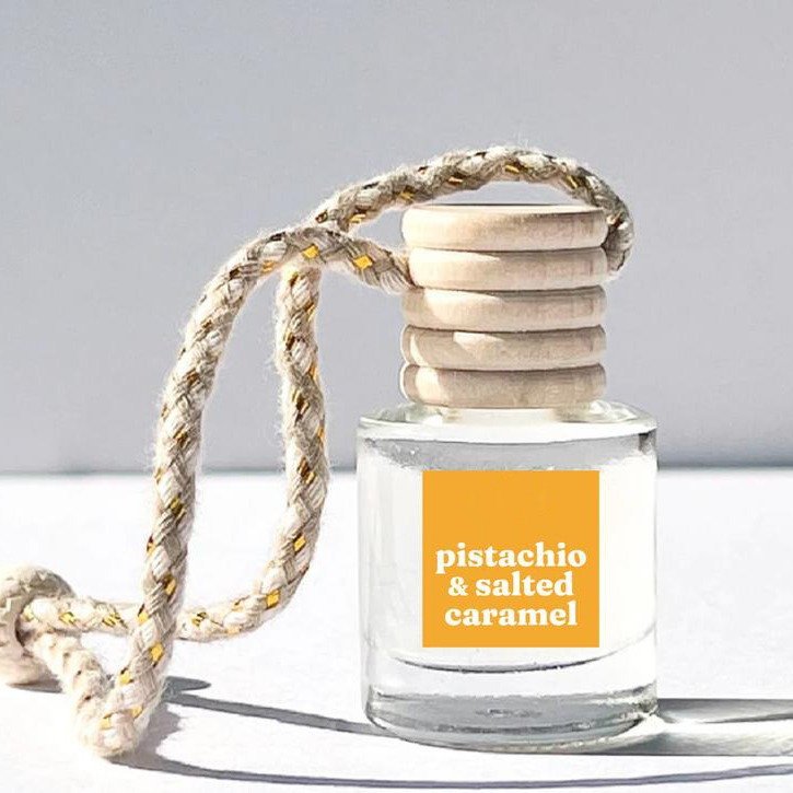 Tik Tok Hot Car Air Decor Fragrance Perfume Scream Cake Scent Popular Hanging Pendant Glass Bottle Car Freshener