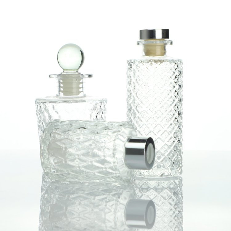 Hot Popular 50ml 100ml 150ml 200ml 250ml Creative Elegant Clear Frascos De Vidrio Para Difusor Reed Diffuser Glass Bottles