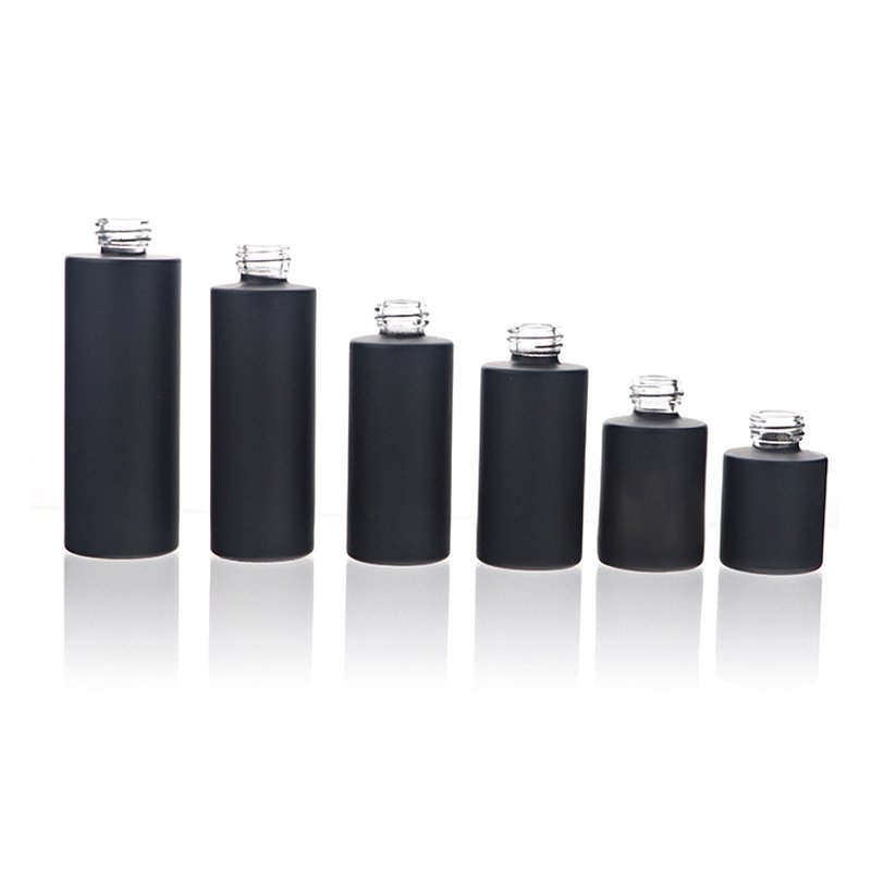 Cosmetic Packaging 30ml 40ml 50ml 60ml 100ml 120ml Amber thick perfume spray serum glass bottles with atomizer