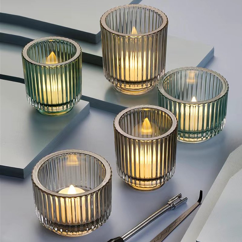 Wholesale 300ml / 10oz Empty Luxury Frosted Matte Black Candle Jars Glass Vessels Clear Candle Container with Lids