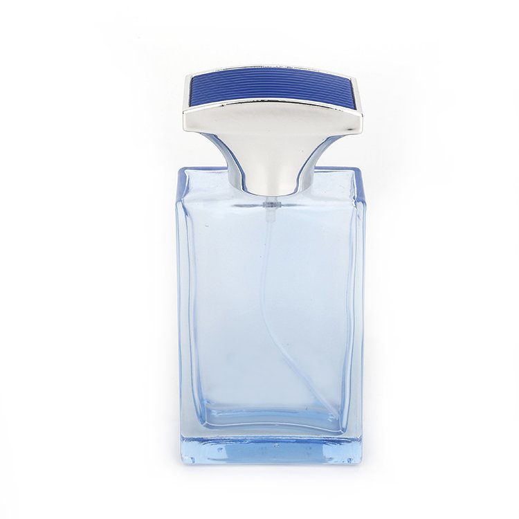 YJ-00830 Custom Spray Refillable Perfume Bottles 50ml Glass Pump Glass Bottles With Lid