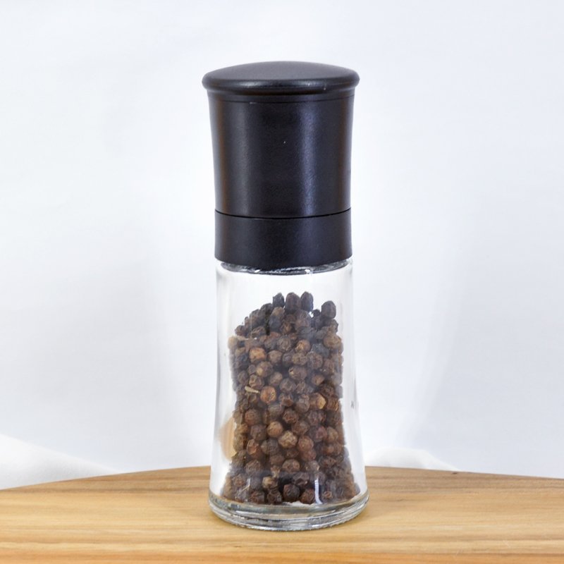 80ML Manual Pepper Mill Glass Bottle Spice Shaker Seasoning Bottle Plastic Salt And Pepper Grinder For Kitchen Accessaries