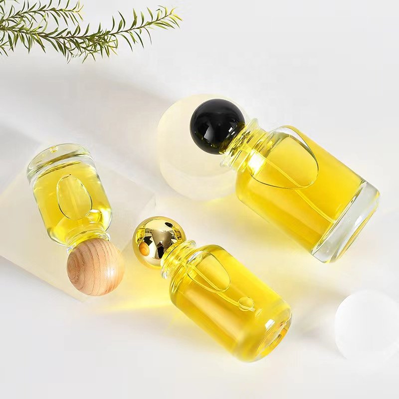 30ml 50ml 100ml unique perfume bottles empty spray perfume bottle round cap perfume glass bottle