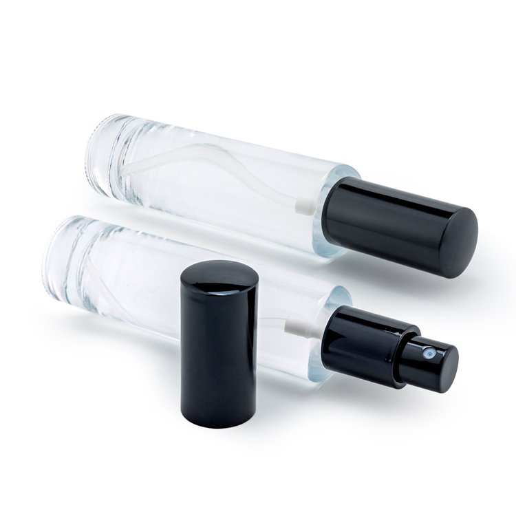 30ml 50ml 100ml Manufacturer Custom Design Round Empty Clear Fragrance Packaging Perfume Spray Glass Bottles With Cap