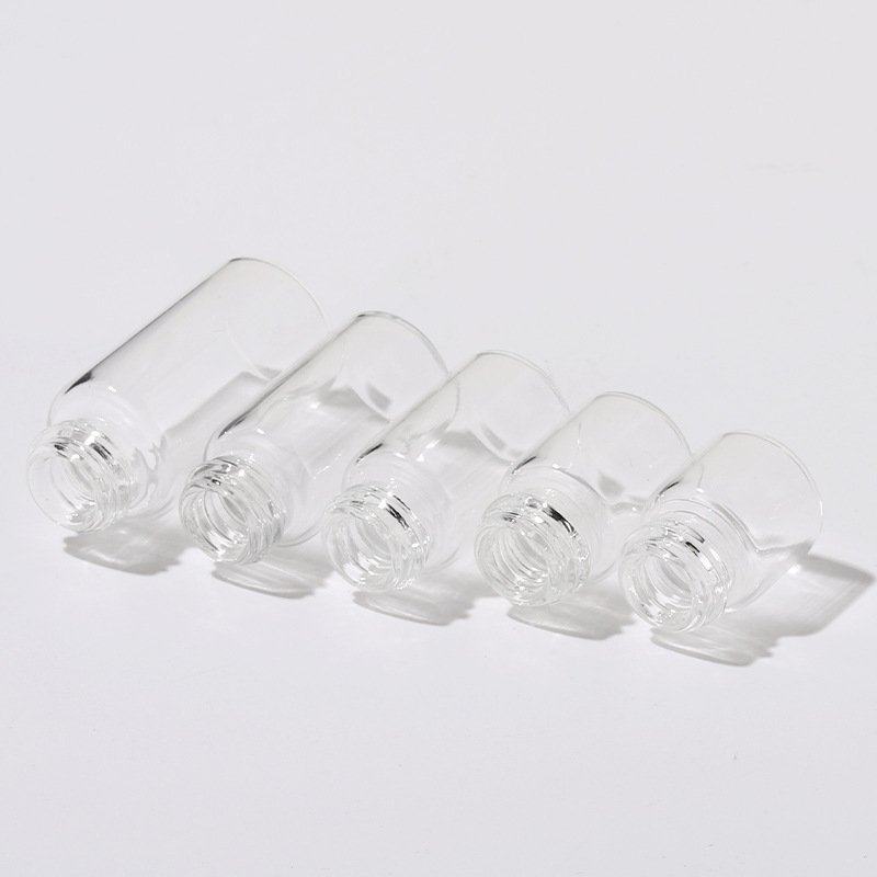 1ml 2ml 3ml 4ml 5ml Tiny Essential Oil Tester Sample Sack Glass Dropper Bottle With Blue Green Gold Color Cap