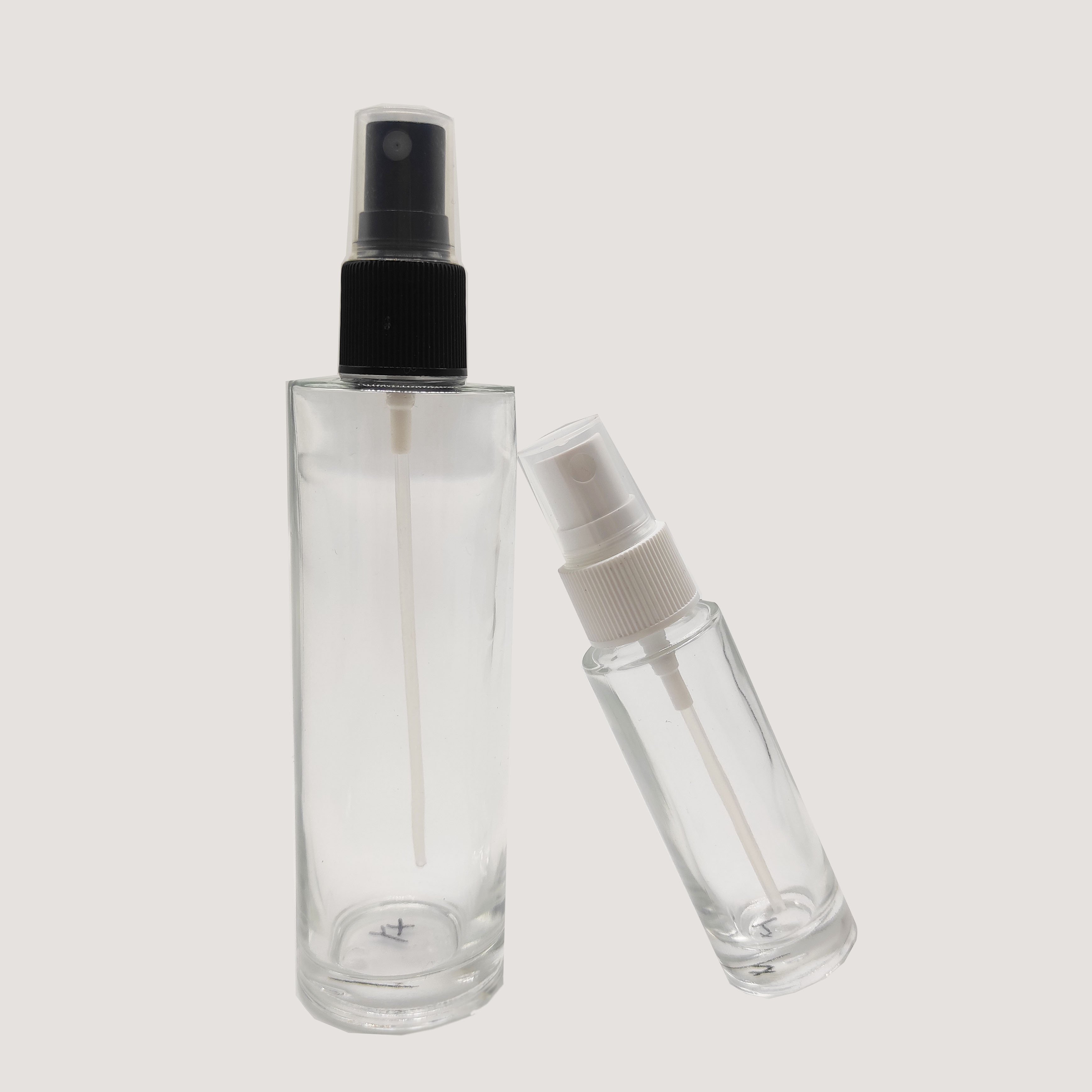 Homay package perfume bottle cylinder frosted glass bottle plastic sprayer pump 30ml 50ml 60ml 85ml 100ml