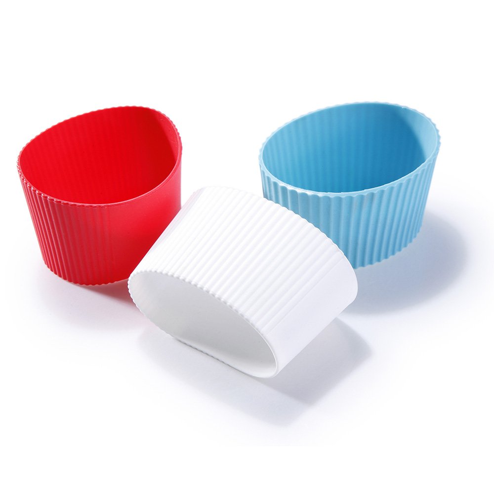 ECO Friendly Reusable Biodegradable Natural Bamboo Fiber Coffee Cup Mug Tumbler With Food Grade Anti-scalding Silicone Sleeve