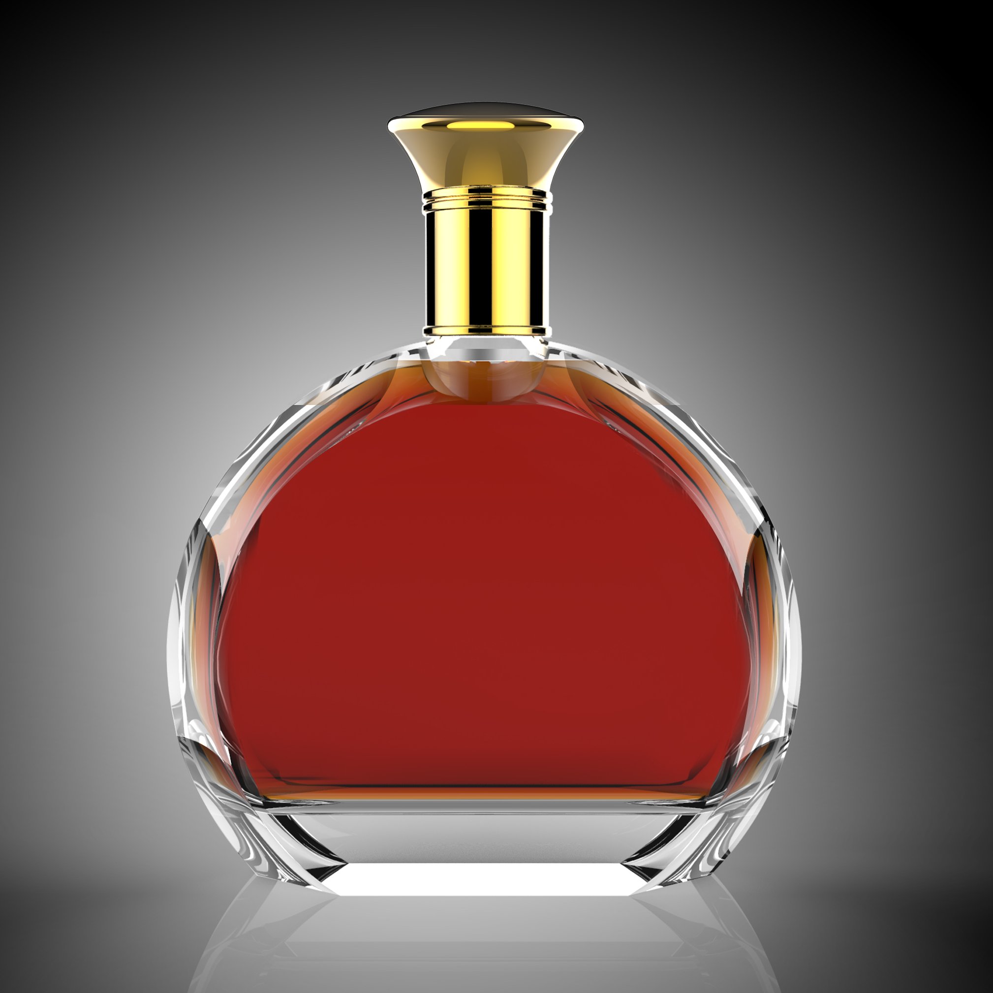 glass bottle with cap for tequila rum gin whisky brandy vodka 700ml 750ml beverage and liquor glass bottle