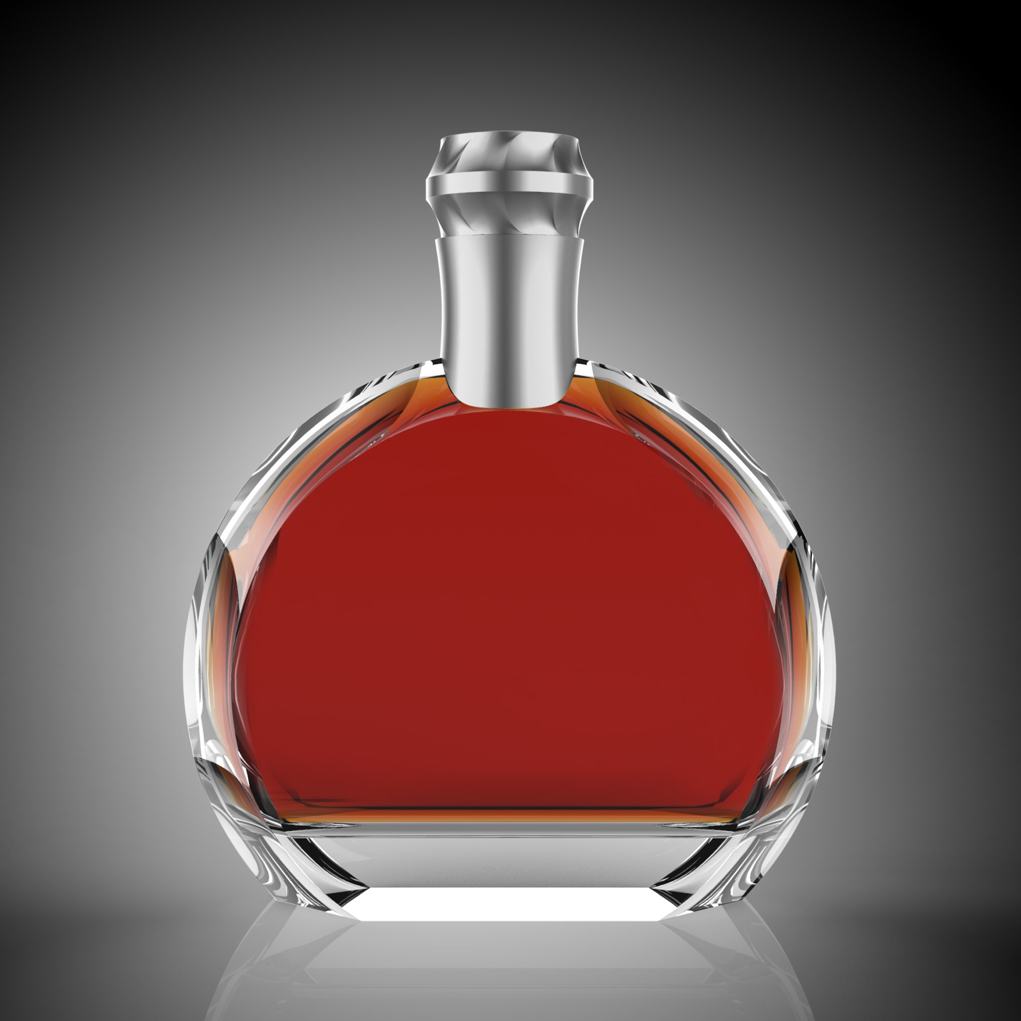 glass bottle with cap for tequila rum gin whisky brandy vodka 700ml 750ml beverage and liquor glass bottle