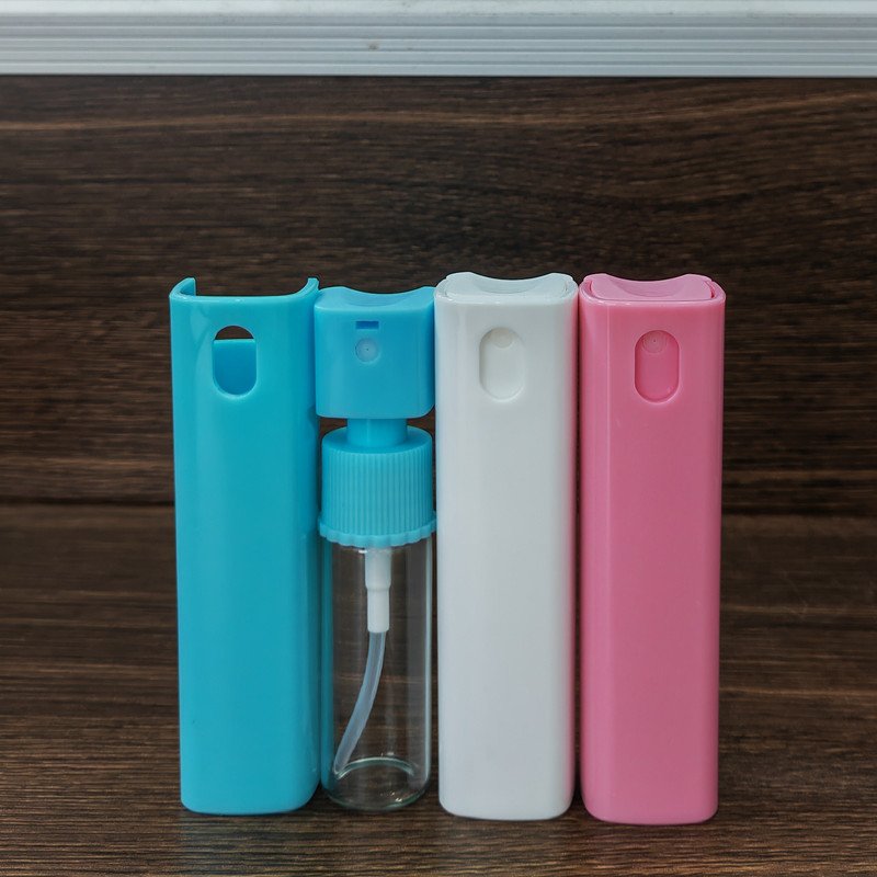 High-End Portable Easy Square Shape 10ml Perfume Bottle Travel Glass Bottles