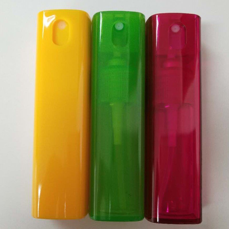 High-End Portable Easy Square Shape 10ml Perfume Bottle Travel Glass Bottles