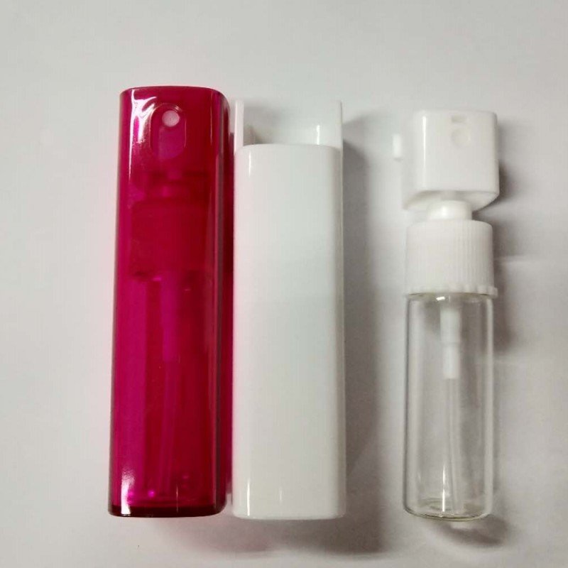 High-End Portable Easy Square Shape 10ml Perfume Bottle Travel Glass Bottles