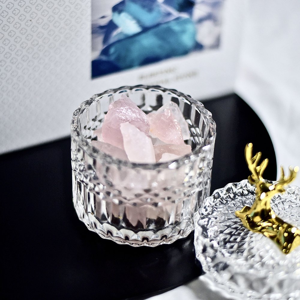 Modern Luxury Aroma Diffuser Set Crystal Stone Glass Bottle Reed Essential Oils Home Decoration Gift Aquarius Features Fragrance