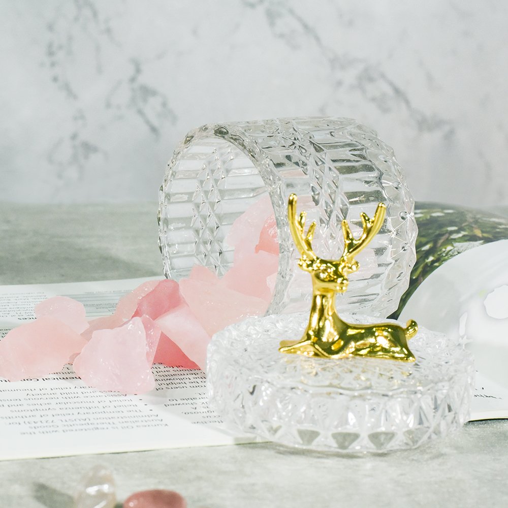 Modern Luxury Aroma Diffuser Set Crystal Stone Glass Bottle Reed Essential Oils Home Decoration Gift Aquarius Features Fragrance