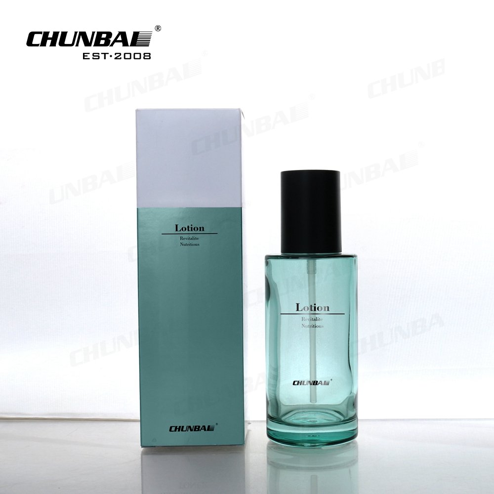 30Ml Frosted Clear Glass Serum Bottle With Pump 30Ml Flat Shoulder Pump Head Glass Bottle Serum