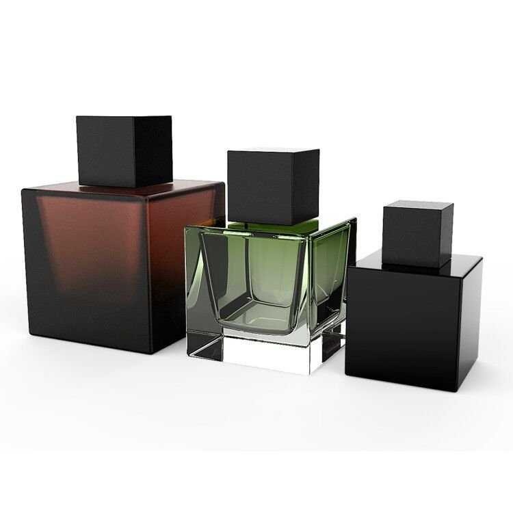 OEM Factory Design Luxury Square Natural Spray Crystal Perfume Bottle 30ml 50ml 100ml