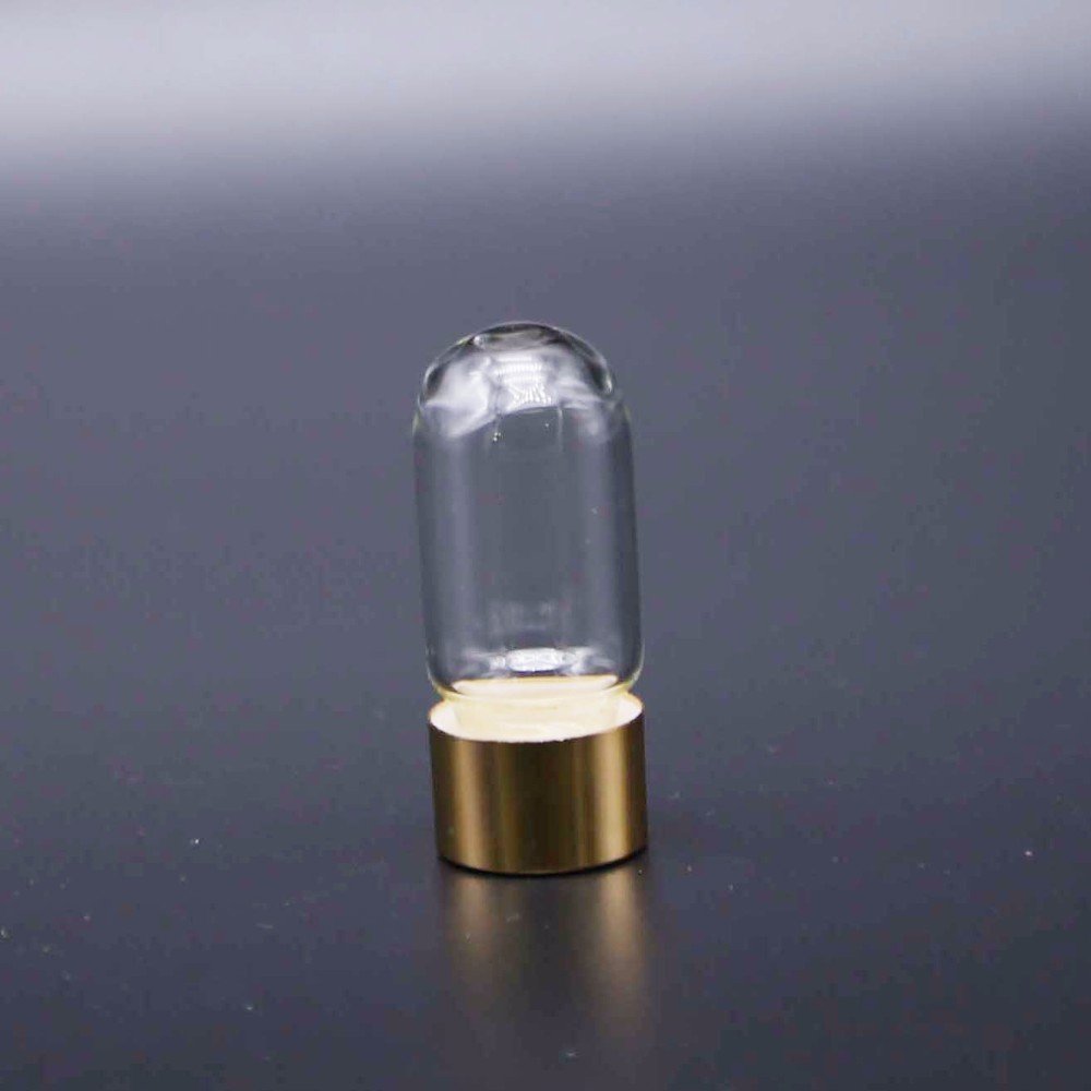 30ml Glass Tube Bottles Screw Caps Wholesale Tube Glass Bottle Gold Lid Cosmet Lip Gloss Bottles 25 Empti Cosmet Tube