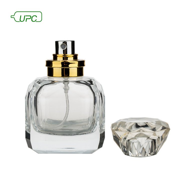 empty perfume bottles 100 ml glass spray luxury fragrance bottle luxury glass perfume bottles