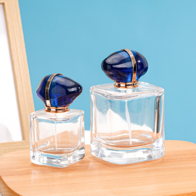 Refillable Glazen Spray Atomizer Perfume Bottles Cosmetic Glass Custom Logo New Design Mini Travel Acrylic Clear 5ml 15ml 50ml