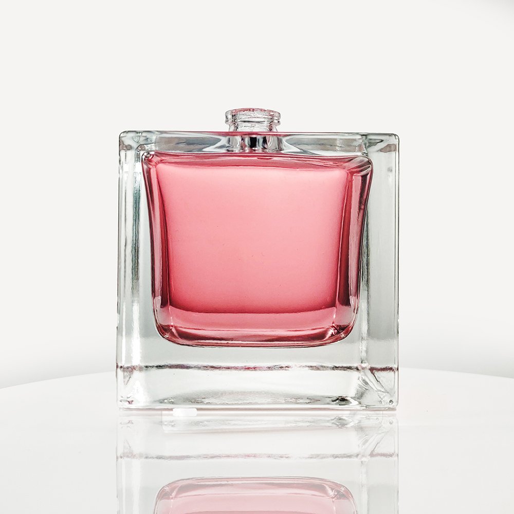 Customized Popular Square 50ml 100ml Luxury Perfume Bottle Set,Empty Sprayer Glass Bottle with Cap