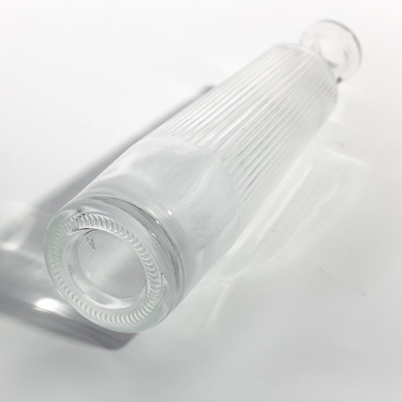 750ml empty unique glass bottle wine whiskey tequila
