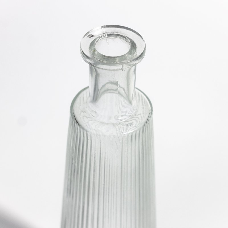 750ml empty unique glass bottle wine whiskey tequila