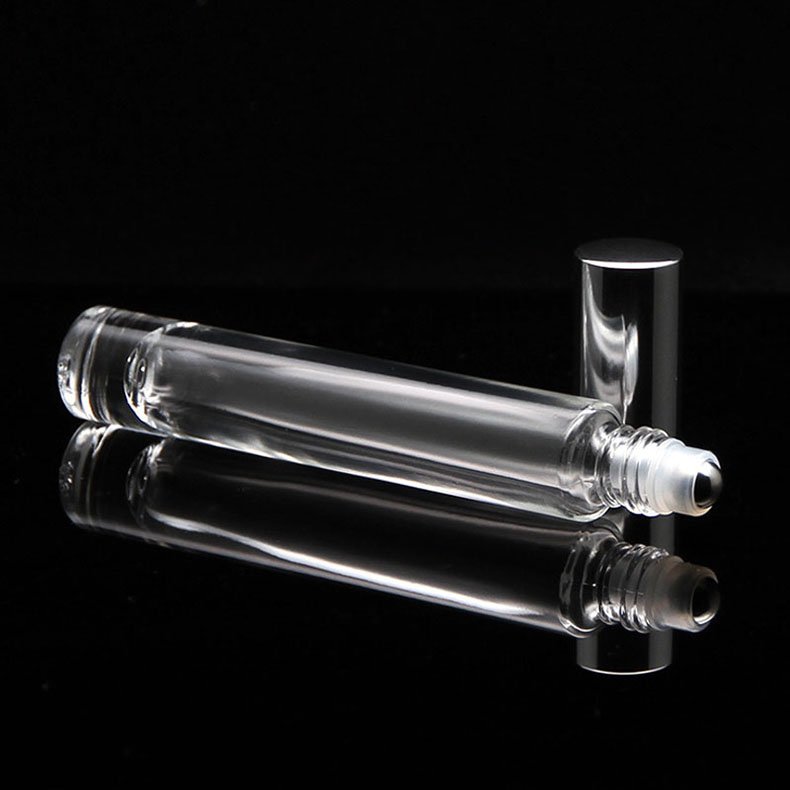 10Ml Cosmetics Glass Packaging Perfume Bottle With Roller Ball