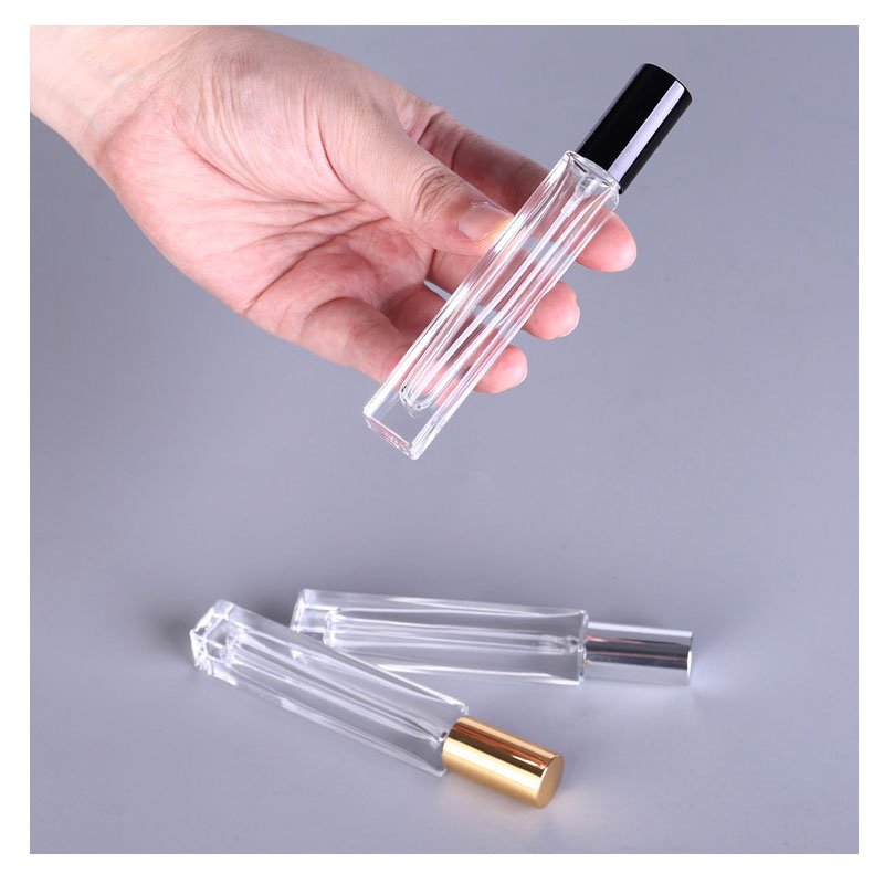 10Ml Cosmetics Glass Packaging Perfume Bottle With Roller Ball