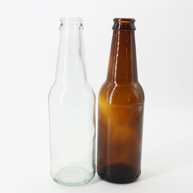 Hot Sell Custom 250ml 330ml 500ml 640ml Beer Glass Bottle Brown Amber Green Glass Beer Bottle