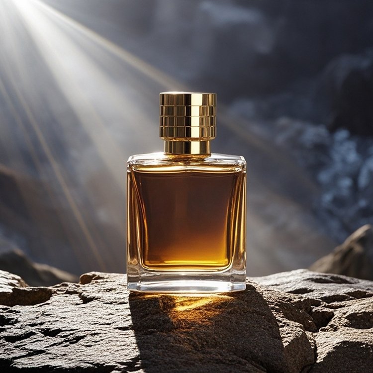 New Design Perfumes Unique Polished Glass Spray Bottles Empty Luxury Irregular Refillable Fragrance Perfume Bottle