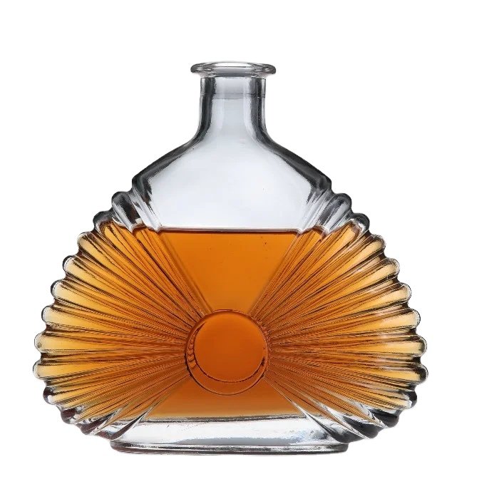 50cl 70cl 75cl unique shape top grade glass wine bottle brandy glass bottle 750ml glass liquor bottles