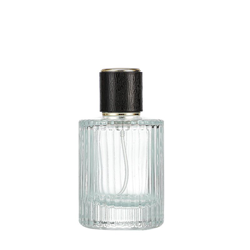 5OML Luxury Wholesale Spot Clear Round Perfume Glass Bottle Cylindrical Empty Perfume Separate Bottle
