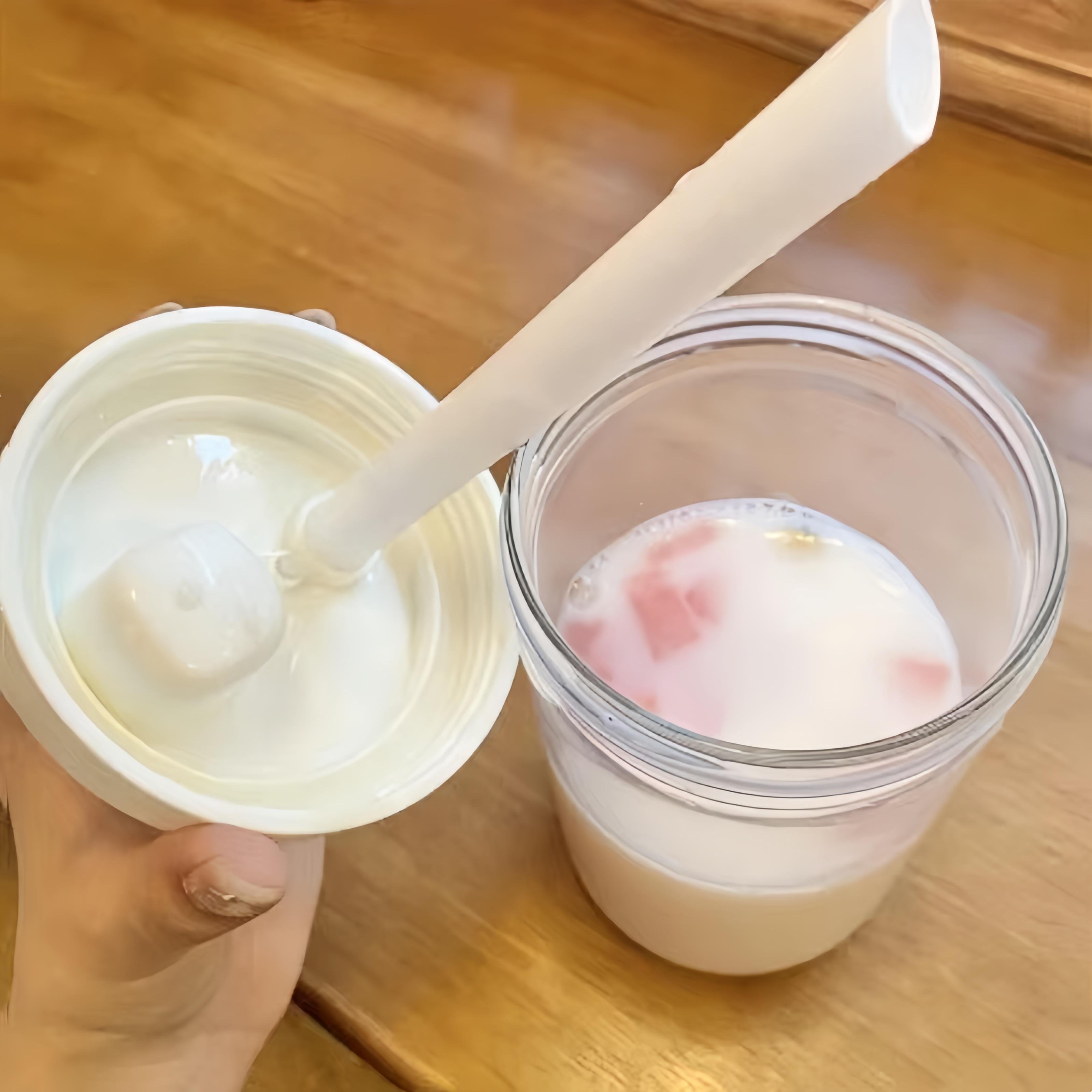 New customizable large capacity milk tea straw glass cup cute glass water bottle glass straw bottle
