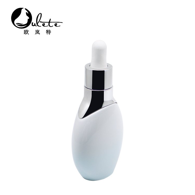 new desgin Oval Flat Square Glass Dropper Bottle 30ml Glass Bottles With Dropper Cap
