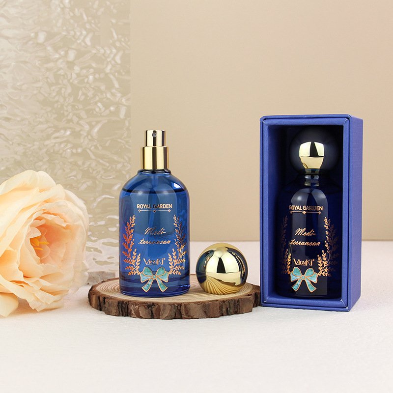 custom logo Round Empty Luxury 30ml 50ml Parfum Packaging Bottle Spray Atomizer 100ml Perfume Glass Bottle With Box And Gold Cap